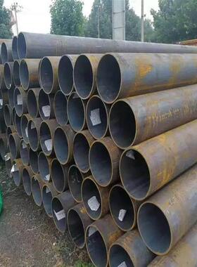 无缝管108mm壁厚4毫米对应国标DN100薄壁碳圆钢铁黑色流体空心管