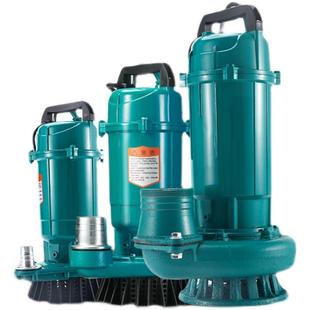 家用潜水泵小型高扬程潜水泵220V抽水水泵抽水机大口径农用清水泵