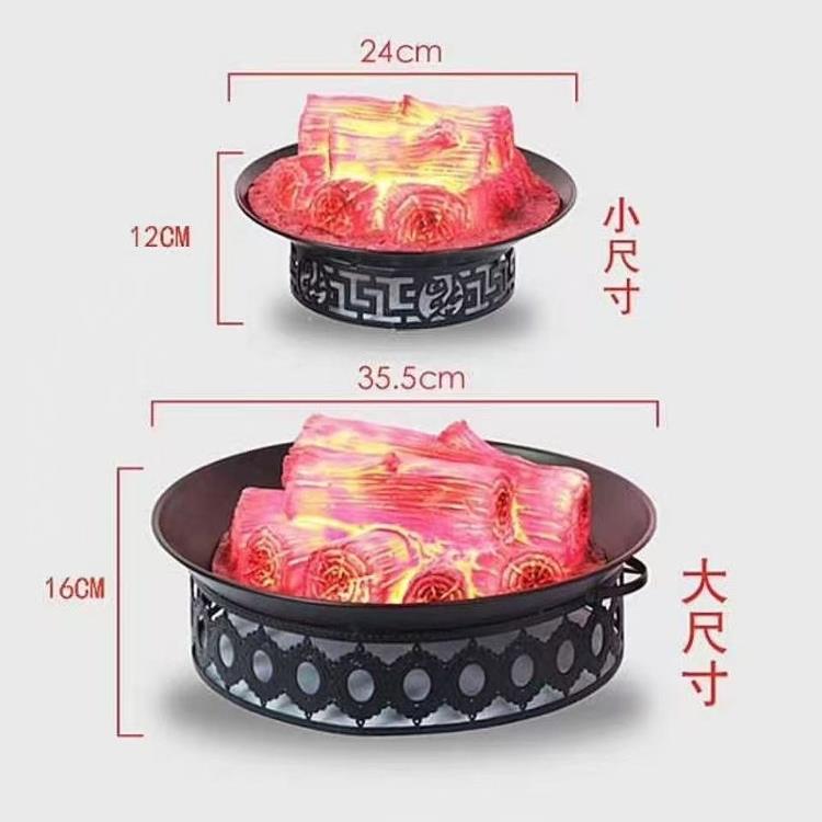 彷真电子火盆婚庆道具中式婚礼婚庆用品入宅新居搬家用品婚庆道具