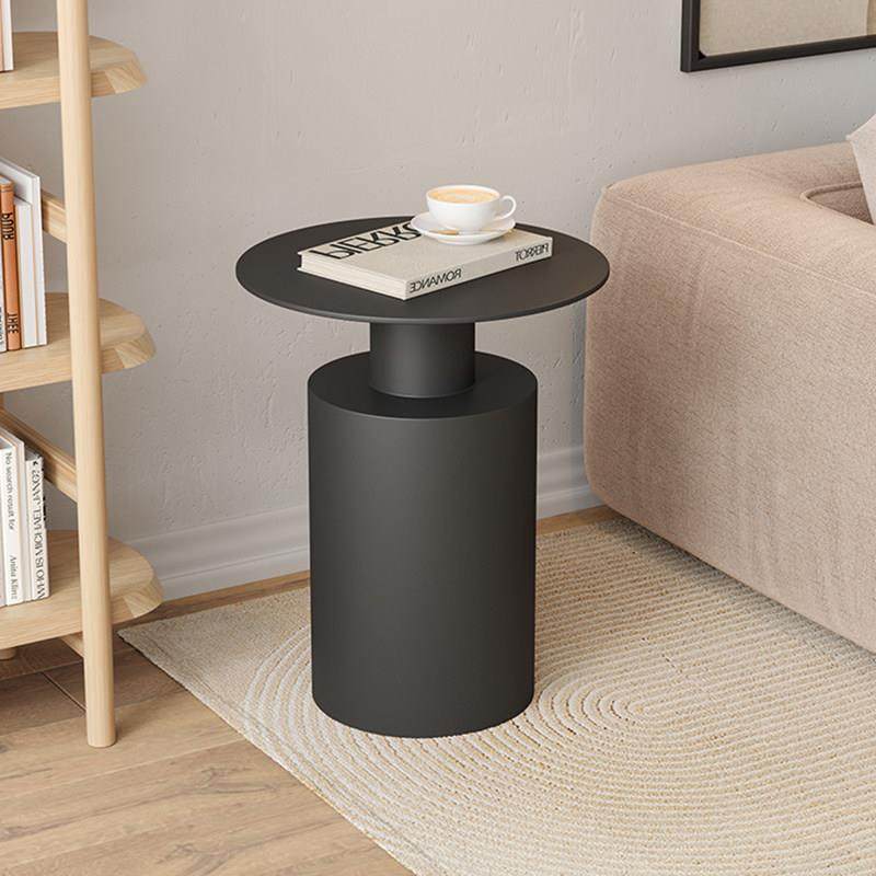 北欧沙发边几简约黑色边柜茶几小圆桌床头柜创意极简设计师款整装
