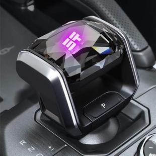 适用奇瑞捷途旅行者改装水晶换档把手排挡头七彩发光换排档手柄把