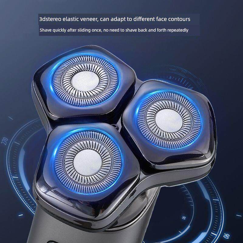 2025新型往覆式三刃剃须刀男士全身电动剃须刀胡须可洗10高功率