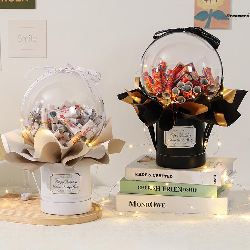 有钱花创意diy香烟花束手工材料包花艺包装纸抱抱桶礼物送男厂家