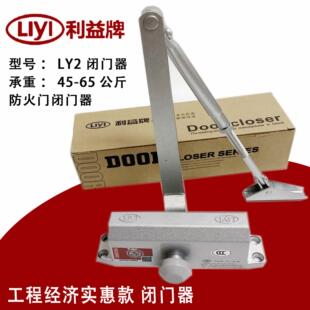 LIYI利益牌闭门器LY2防火门闭门器 楼宇门闭门器45KG 180度