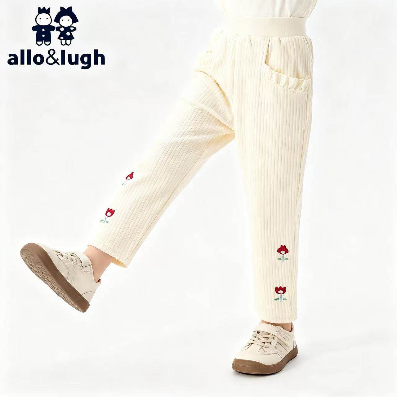 【天鹅绒】阿路和如新品加绒冬加厚裤子女童舒适保暖柔软灯芯绒裤,童装/婴儿装/亲子装,裤子,淘宝优惠券,粉丝福利购,淘宝优惠卷