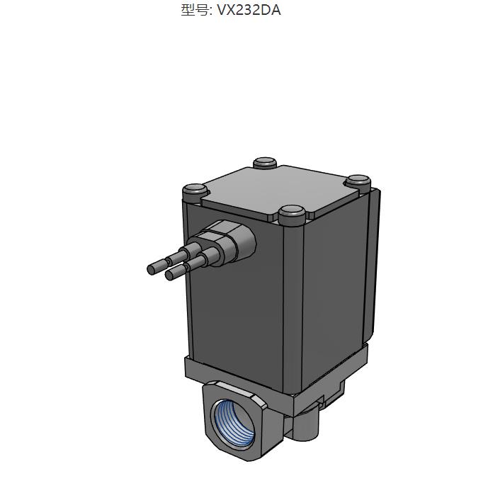 SMC 原装正品VX232DA/VX232RAXHH系列 直动式2通电磁阀 水用单体