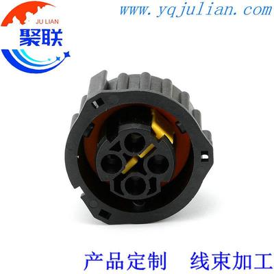1-1813099-1 适用汽车大货车氧传感器4P线束插头 DJ3043YB-2.5-21