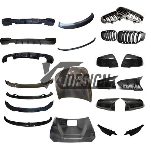 适用于宝马3系GT F34碳纤维改装件前唇后唇尾翼机盖中网后视镜壳