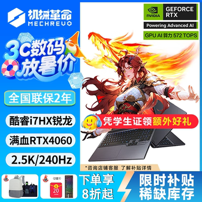 机械革命极光X/蛟龙16K游戏本