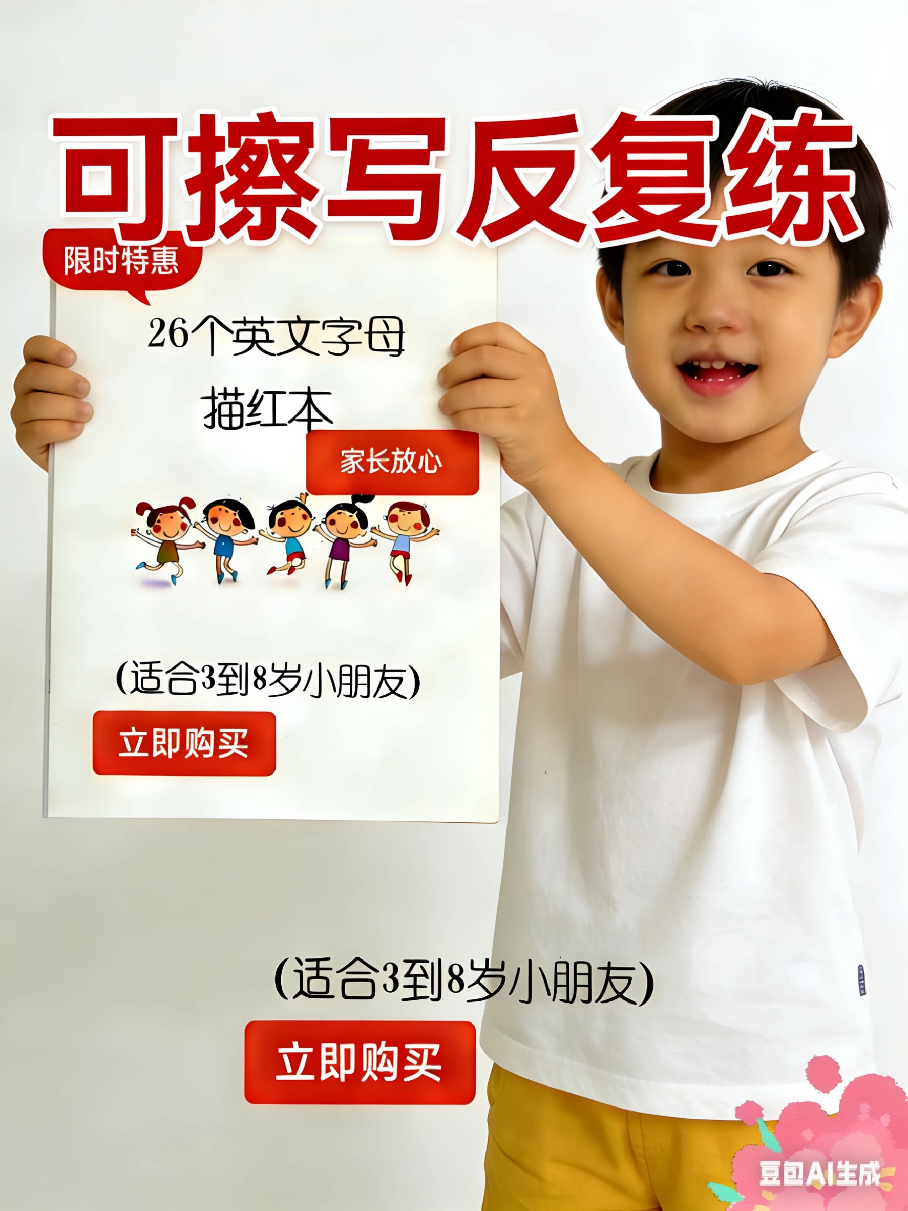 幼小衔接英语字母描红练字帖