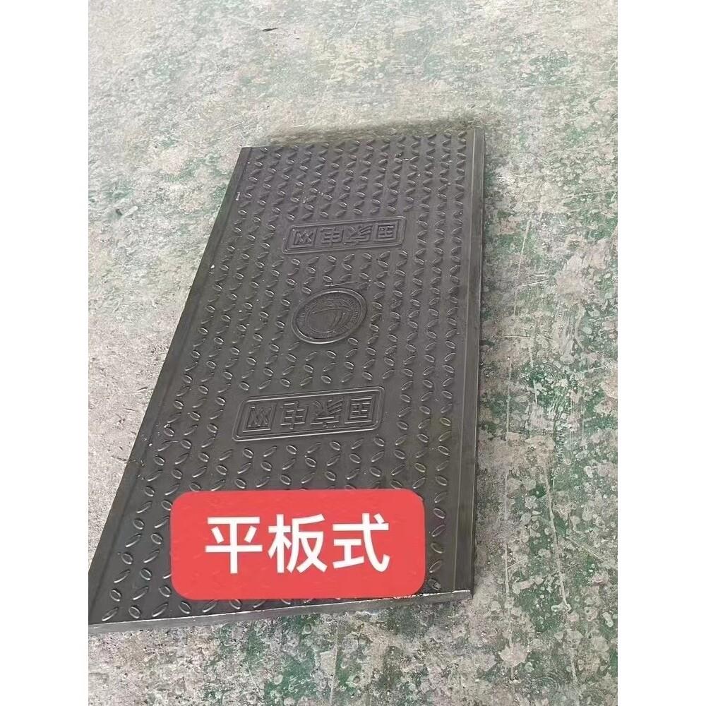 长方形复合树脂弱电井盖防水平板卡槽式玻璃钢电缆沟排水沟盖板