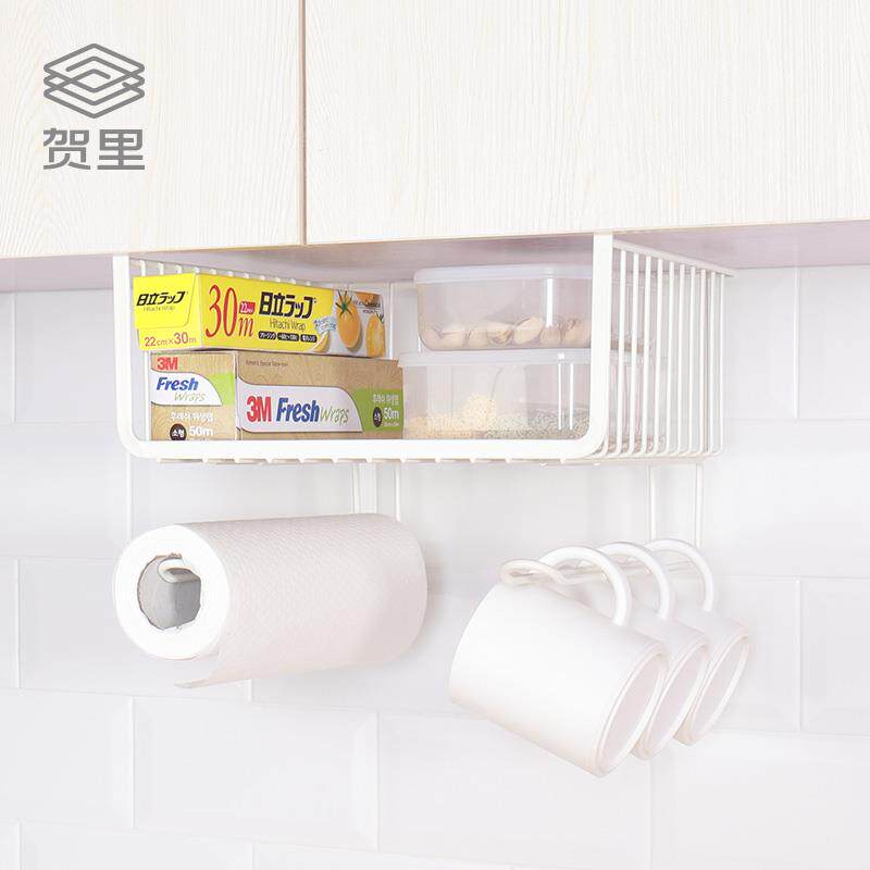 贺里GULEK 厨房整体橱柜隔层下挂篮置物架吊柜下挂架衣柜收纳整理