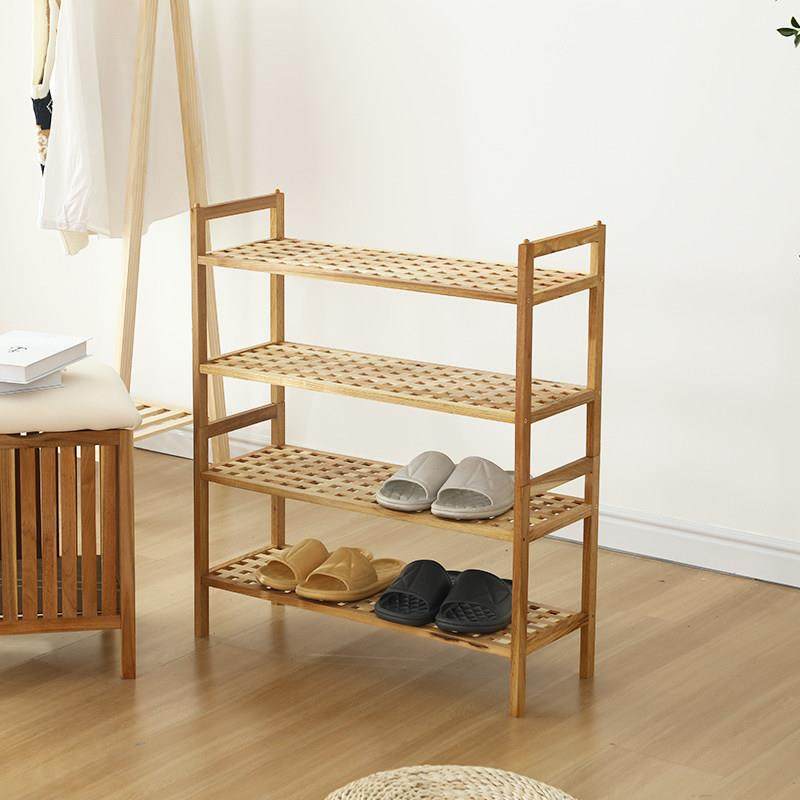 北欧风实木网格储物架多层可叠加收纳鞋架多款式可移动置物架子,收纳整理,整理架/置物架/收纳架,淘宝优惠券,粉丝福利购,淘宝优惠卷