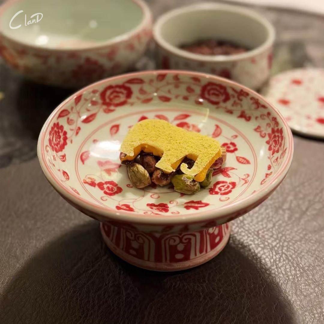 中式创意陶瓷红牡丹花纹高足茶点碟高脚果盘陶瓷点心盘意境菜餐具,餐饮具,盘,淘宝优惠券,粉丝福利购,淘宝优惠卷