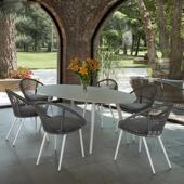 户外阳台小桌椅北欧庭院休闲家具室现代花园露天简约藤编沙发组合