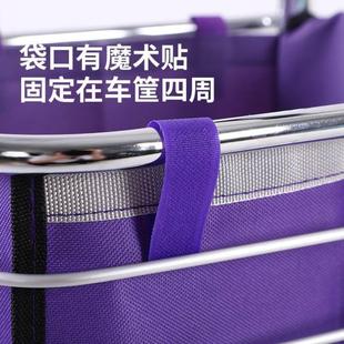 便携购物车内袋家用买菜轻小拖车配套专用袋手推车拉车牛津布