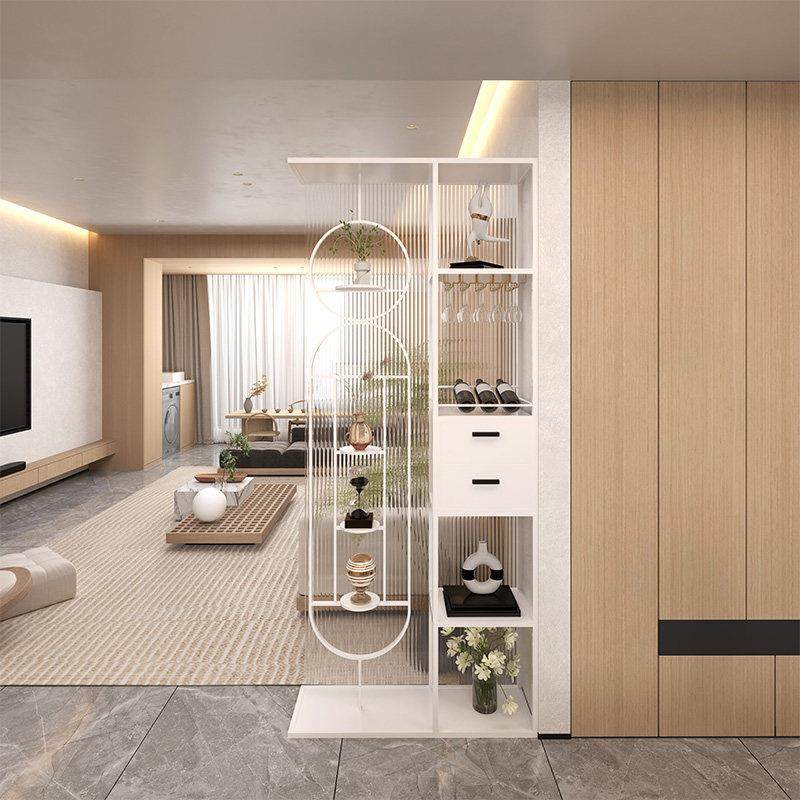 轻奢铁屏风隔断客厅入口柜现代简约入口门储物架创意装饰架,住宅家具,门厅/玄关柜/玄关架,淘宝优惠券,粉丝福利购,淘宝优惠卷