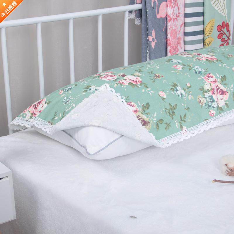 双人枕巾1.5米1.2米1.8米加长纯棉防滑粗布长枕头巾