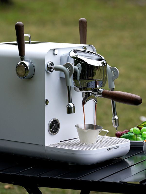 Hambach汉巴赫新百灵鸟7121半自动意式咖啡机家用办公室小型浓缩