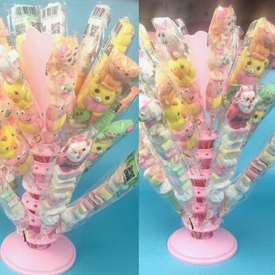 棒棒糖插糖座糖葫芦棉花糖展示架糖果塑料摆地摊糖节庆布展架子