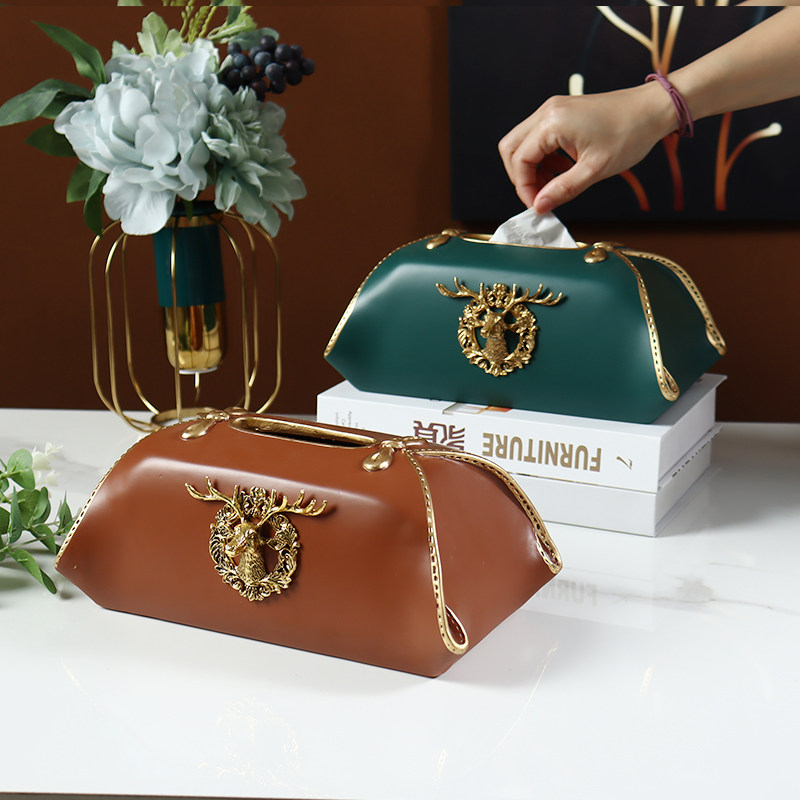 纸抽ins北欧轻奢高档r抽纸盒家用客厅餐桌茶几摆件创意装饰纸巾盒,家居饰品,装饰纸巾盒,淘宝优惠券,粉丝福利购,淘宝优惠卷