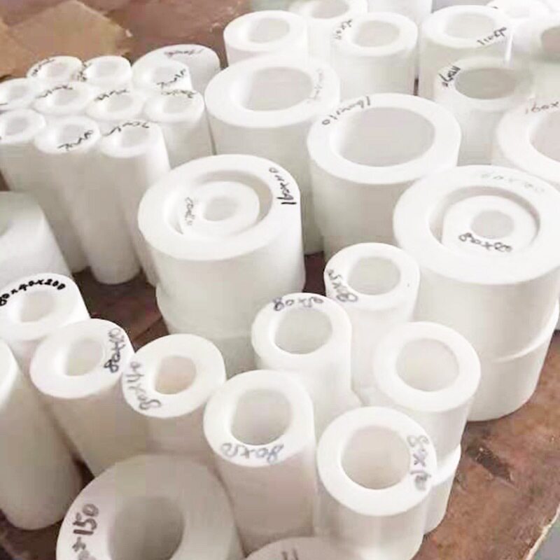 .厂家加工铁氟龙ptfe空心棒四氟套管耐高温耐磨黑色聚四氟乙烯管