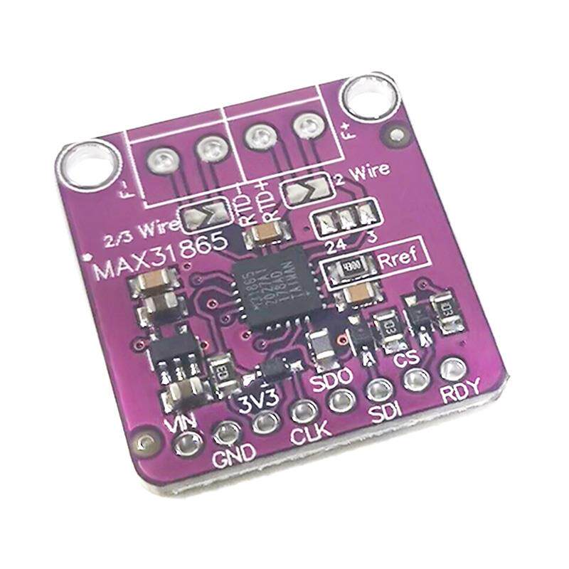 MAX31865 铂电阻温度传感器检测器模块 温度采集RTD/PT100-PT1000