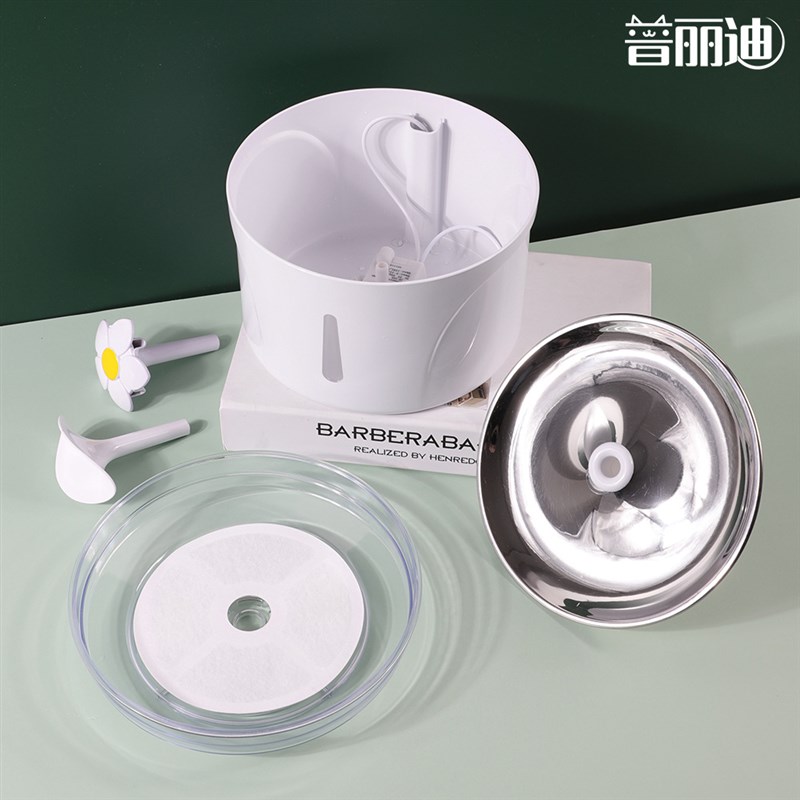 宠物不锈钢饮水机猫咪电动智能自动活水喝水器狗猫喷泉饮水器电器