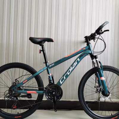 新疆山地车2124变速2426英寸双碟刹高碳钢变速自行车男女款式