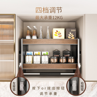 酷太厨房吊柜升降拉篮上柜高柜下拉式厨柜顶柜收纳下拉篮厨房橱柜