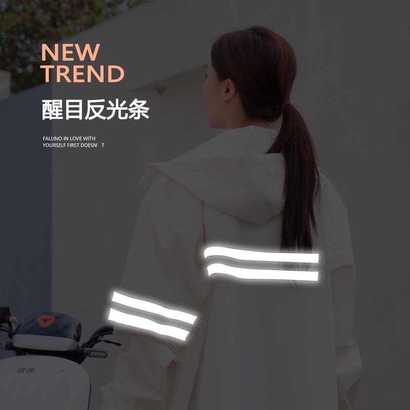 雨衣成人女长款全身防暴雨骑行外穿春亚纺风衣款旅行防水雨披男