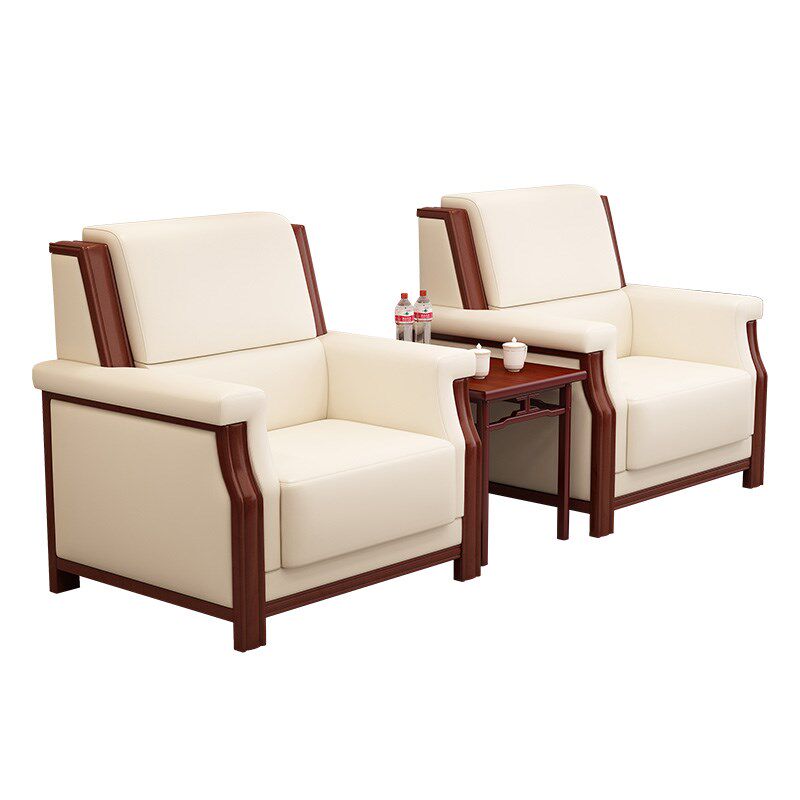 办公沙发接待会客室办公室酒店大堂领导专用茶几单人组合套装组合