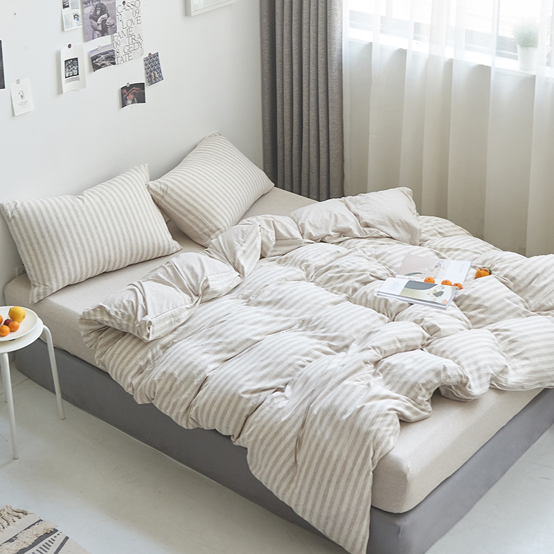 天竺棉被套单件1.5x2米x2.3单人200x230cm220x240被罩180x200