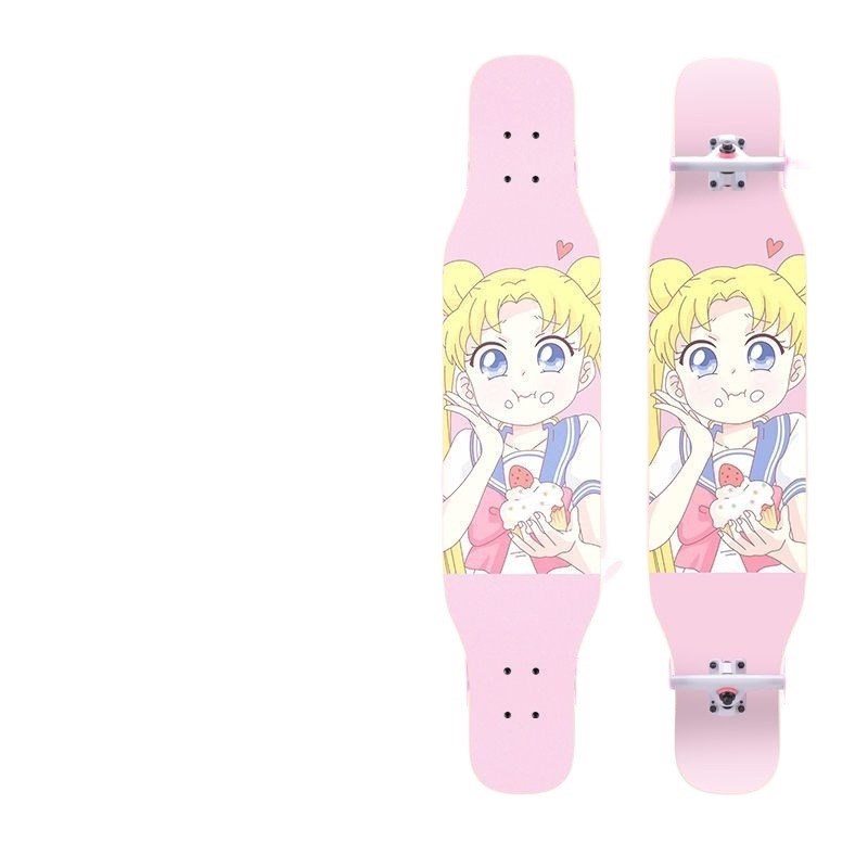 h阿长板滑板初学者女生板代步刷街成人青少年儿童四轮舞板滑