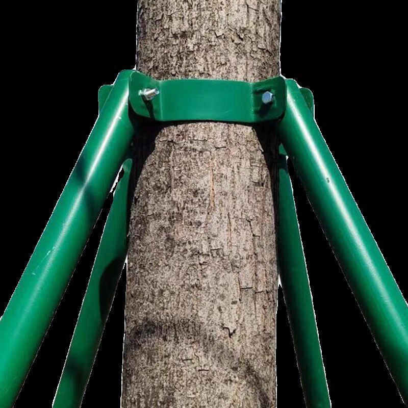 树木支撑杆苗木固定器园林绿化防风工程钢管大树支撑器金属铁抱箍