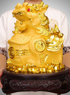 貔貅摆件招财转动聚财皮丘店铺家居客厅店铺办公室收银台开业礼品