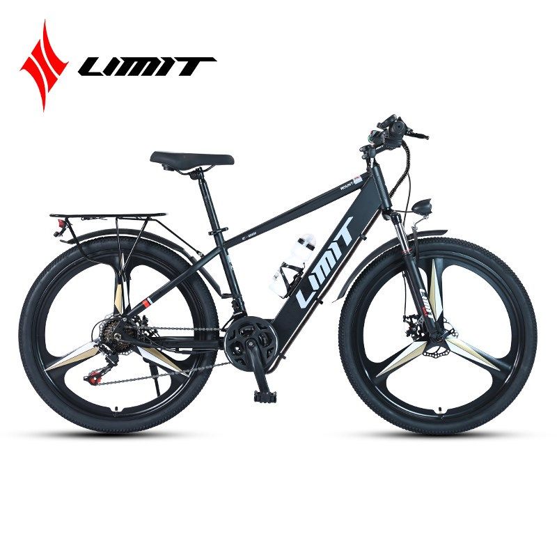 LIMIT/极限26寸锂电电动自行车新国标21速内置电池男女电动山地车
