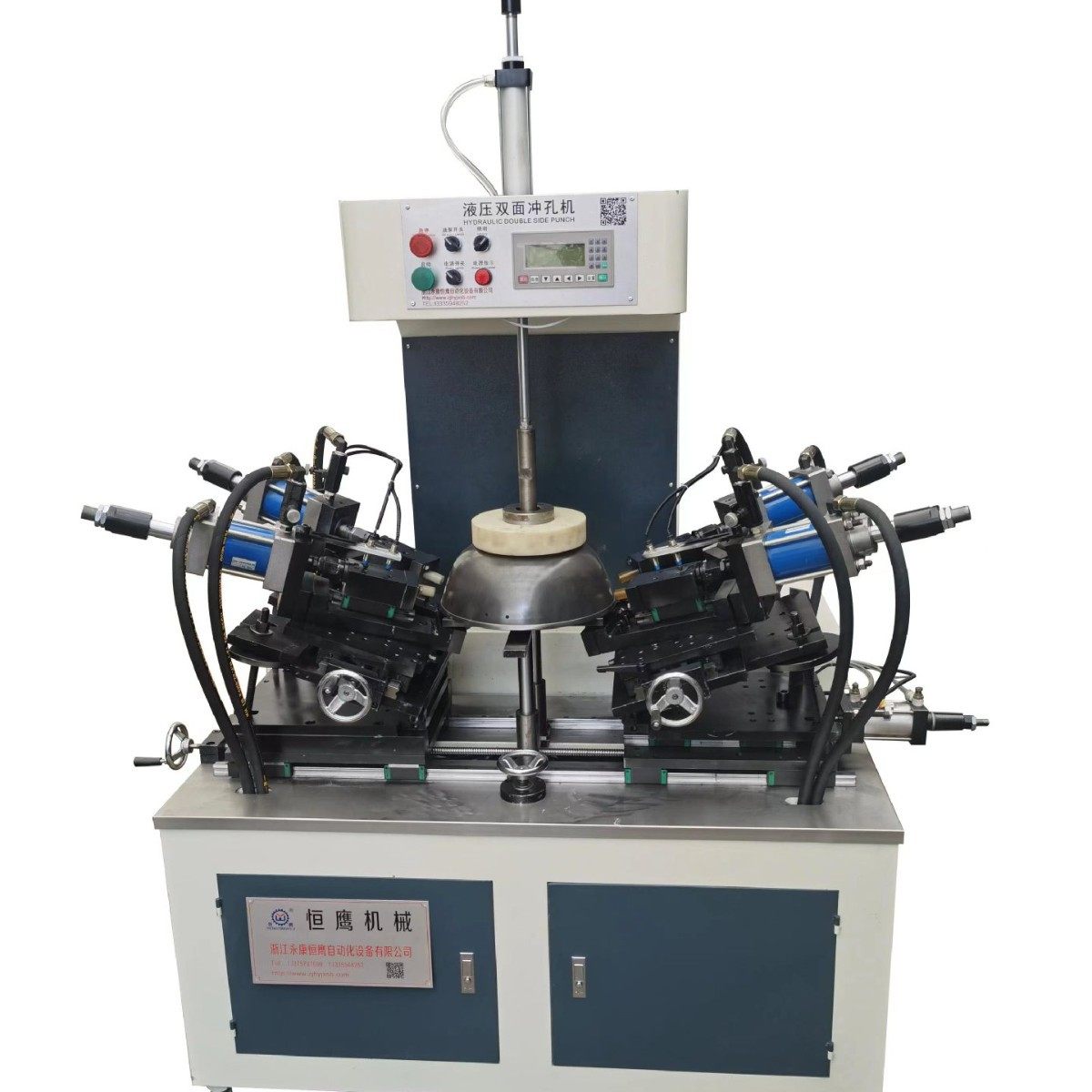 多功能液压双面冲孔机 全自动不锈钢金属打孔机 铝锅数控开孔设备,五金/工具,自动化视觉系统及设备,淘宝优惠券,粉丝福利购,淘宝优惠卷