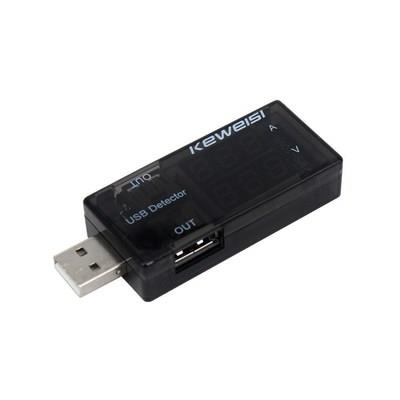 双USB电流电压检测表测试仪 一分二转接头 电源性能测试
