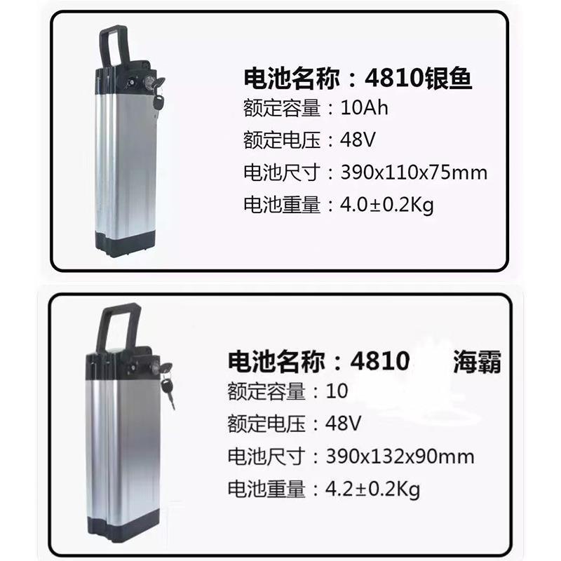 银行鱼 海霸48V10HA锂电池动自车可充电备VTB用电电源