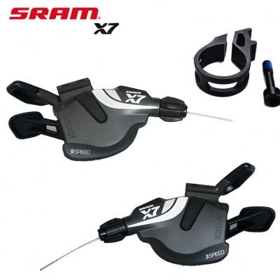 SRAM 速联X7 X9指拨单左3速 右9速分体指拨2X9速3X10速变速器配件