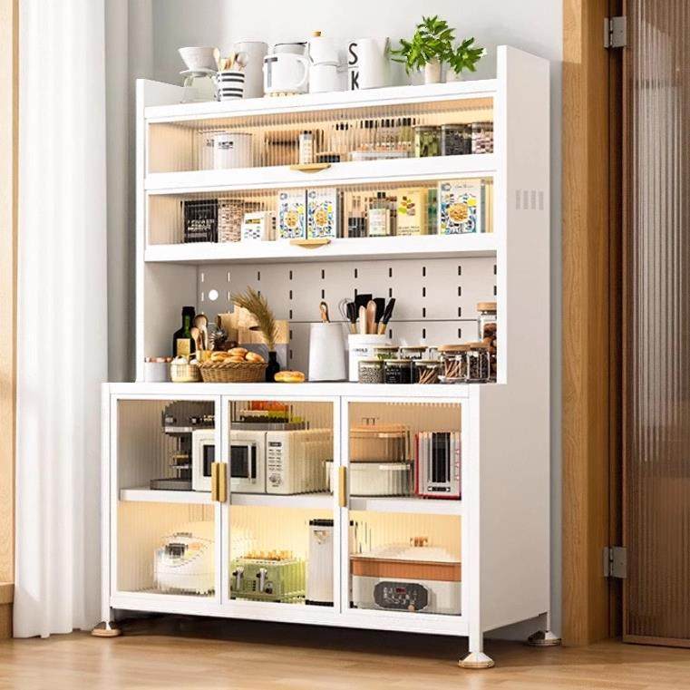 厨房岩板置物架多功能靠墙一体家用餐柜收纳微波炉烤箱钢制柜子,厨房/烹饪用具,厨房置物架/置物柜/角架,淘宝优惠券,粉丝福利购,淘宝优惠卷