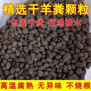 羊粪发酵有机肥纯羊粪蛋颗粒羊粪肥蔬菜花卉果树阳台盆栽月季肥料