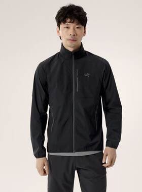 Arcteryx/始祖鸟Ossa Stowhood男款轻量拉链防晒连帽夹克衬衣透气
