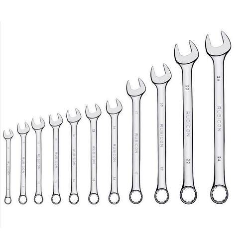 进口日本RUBICON罗宾汉11件套装8-24mm RCW-311 梅开两用扳手