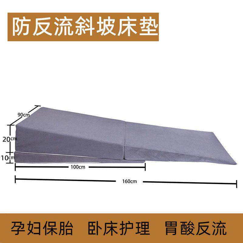 防胃食管反流反酸烧心呼吸不畅斜坡床垫子孕妇 保胎倒睡坡度枕头