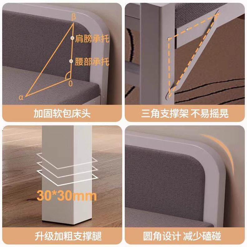 折叠床单人床家用双人床简约午休小床宿舍午睡神器出租房硬板铁床