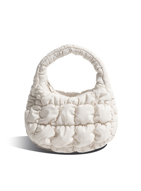 UR手提小包包女2024新款潮时尚泡泡羽绒包秋季质感小方包单肩包