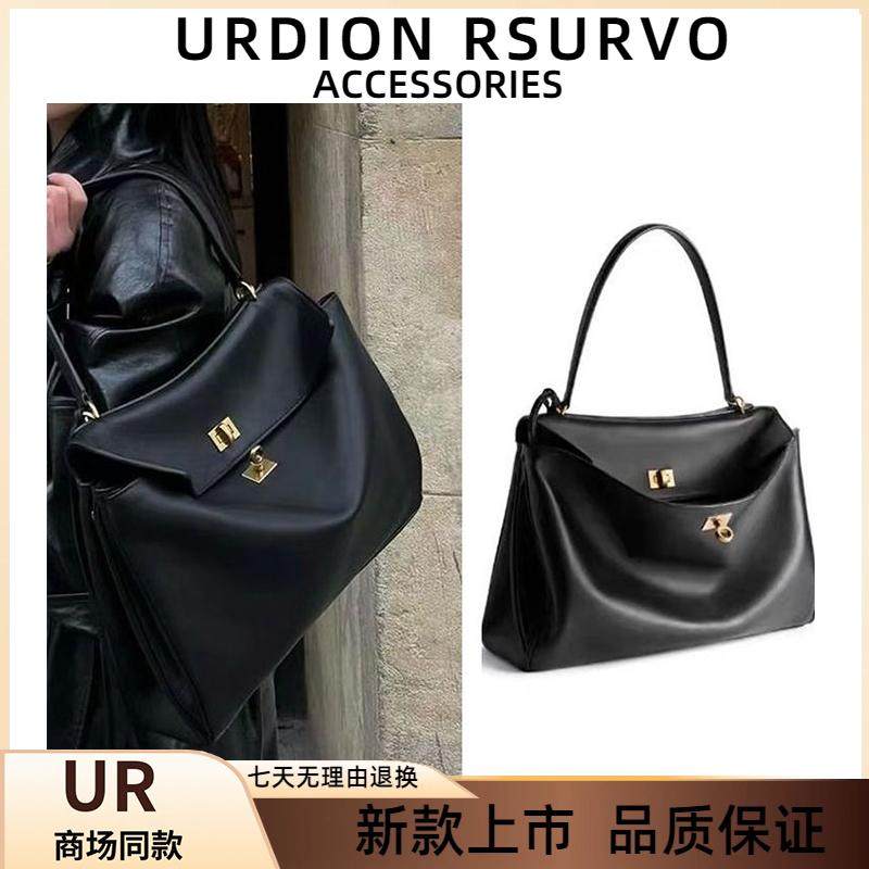 UR大容量托特包包女式2025新款高级感通勤慵懒风单肩饺子大包电脑