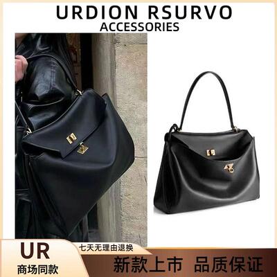 UR大容量托特包包女式2025新款高级感通勤慵懒风单肩饺子大包电脑